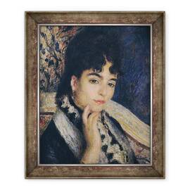 Tablou inramat - Pierre Auguste Renoir - Portretul Madame Alphonse Daudet 1844-1940 1876, 50 x 60 cm - - Roveli