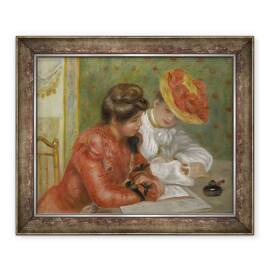 Tablou inramat - Pierre Auguste Renoir - Scrisoarea, 50 x 60 cm - - Roveli