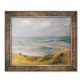 Tablou inramat - Pierre Auguste Renoir - Vedere la mare, 50 x 60 cm - - Roveli