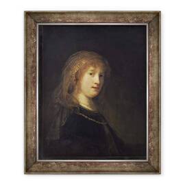 Tablou inramat - Rembrandt Harmensz van Rijn - Saskia van Uylenburgh, 50 x 60 cm - - Roveli