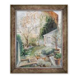 Tablou inramat - Mary Kuper - Gradina Londrei, 50 x 60 cm - - Roveli