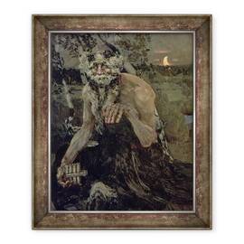 Tablou inramat - Mikhail Aleksandrovich Vrubel - Pan, 50 x 60 cm - - Roveli
