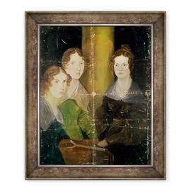 Tablou inramat - Patrick Branwell Bronte - Portretul Surorilor Bronte, 50 x 60 cm - - Roveli