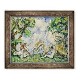 Tablou inramat - Paul Cezanne - Batalia iubirii, 50 x 60 cm - - Roveli