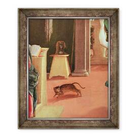 Tablou inramat - Lorenzo Lotto - Buna Vestire, 50 x 60 cm - - Roveli