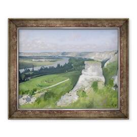 Tablou inramat - Louis Anquetin - Sena langa Rouen, 50 x 60 cm - - Roveli