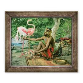 Tablou inramat - Georgio Marcelli - Sclavul Nubian, 50 x 60 cm - - Roveli