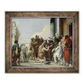 Tablou inramat - Giovanni Battista Tiepolo - intoarcerea Fiului Risipitor, 50 x 60 cm - - Roveli