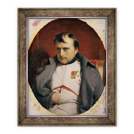 Tablou inramat - Hippolyte Delaroche - Napoleon 1769-1821 in Fontainebleau, 50 x 60 cm - - Roveli