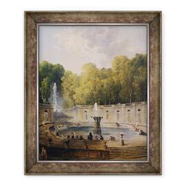 Tablou inramat - Hubert Robert - Washerwomen intr-un parc, 50 x 60 cm - - Roveli