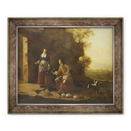 Tablou inramat - II Vermeer van Haarlem, Jan - Restul vanatorului, 50 x 60 cm - - Roveli