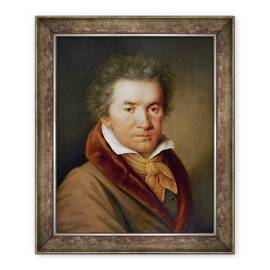 Tablou inramat - Scoala Germana - Ludwig van Beethoven 1770-1827, 50 x 60 cm - - Roveli