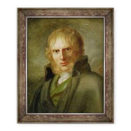 Tablou inramat - Franz Gerhard von Kugelgen - Pictorul Caspar David Friedrich 1774-1840, 50 x 60 cm - - Roveli