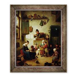 Tablou inramat - Scoala Germana - in scoala, 50 x 60 cm - - Roveli