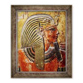 Tablou inramat - Egyptian 19th Dynasty - seful lui Seti I r.1294-1279 i.Hr. din mormantul lui Seti, 50 x 60 cm - - Roveli