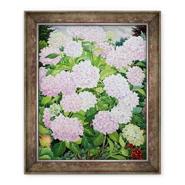 Tablou inramat - Christopher Ryland - Hortensie alba, 50 x 60 cm - - Roveli
