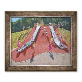 Tablou inramat - Andrew Macara - Teren de joaca, Parcul Marketon, Derby, 50 x 60 cm - - Roveli