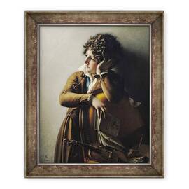 Tablou inramat - Anne Louis Girodet de Roucy-Trioson - Portret De Romainville-Trioson, 50 x 60 cm - - Roveli