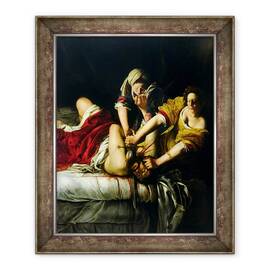 Tablou inramat - Artemisia Gentileschi - Judith si Holofernes, 50 x 60 cm - - Roveli