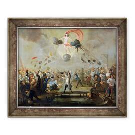 Tablou inramat - Balthasar Nebot - Alegorie a norocului, 50 x 60 cm - - Roveli