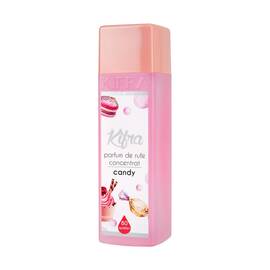 Parfum de rufe concentrat Kifra Candy, 200 ml, 80 spalari, note de migdale, aroma dulce si intensa, potrivit pentru toate tipurile de tesaturi - - Roveli