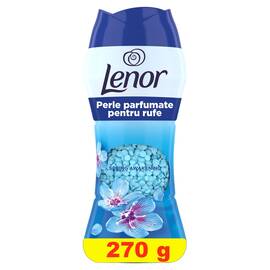 Perle parfumate pentru rufe Lenor Spring Awakening, 270 g, parfum nonstop pana la 12 saptamani, note de paciuli si flori de primavara, pentru toate tipurile de tesaturi - - Roveli