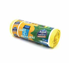Saci menajeri colorati 15 buc/60 litri - - Roveli