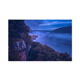 Tablou Canvas - Munte, Natura, Peisaj, Padure, 60 x 90 cm - - Roveli