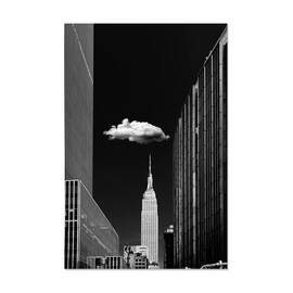 Tablou Canvas - Un Singur Nor, Oras, Strada, Turism, Peisaj Urban, Arhitectura, 60 x 90 cm - - Roveli