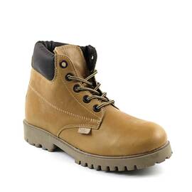 Bocanci captusiti , unisex , din piele naturala 2348-COGNAC/MARO/25X, Culoare (12): Bej, Marime (12): 36 - - Roveli