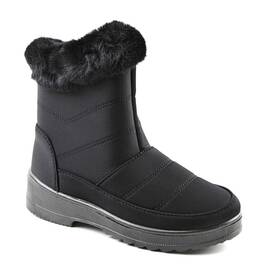 Ghete imblanite de dama , pentru zapada LL-20-BLACK, Culoare (12): Negru, Marime (12): 36* - - Roveli