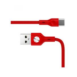 Cablu incarcare USB-A la USB-C 3A 1 m rosu IdealSTORE Cod: GC-60T - - Roveli