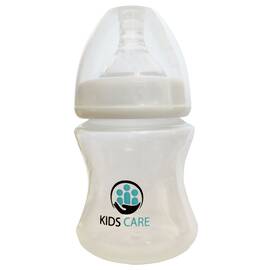 Biberon Natural 130 ml, zero + luni, cu tetina din silicon Kidscare - - Roveli