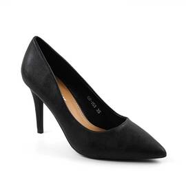 Pantofi eleganti de dama , potriviti stilului business GH-103-BLACK, Culoare (12): Negru, Marime (12): 39 - - Roveli