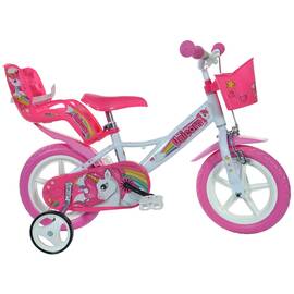 Bicicleta pentru copii Unicorn DB-124RL-UN Dino Bikes, 12 inch - - Roveli