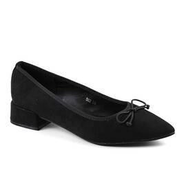 Pantofi usori  de dama , cu toc mic 502-BLACK, Culoare (12): Negru, Marime (12): 39* - - Roveli