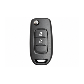 Carcasa telecomanda briceag neagra 3 butoane 2 lamele compatibila Dacia Logan MCV Sandero Duster  Cod: 806-2 - - Roveli
