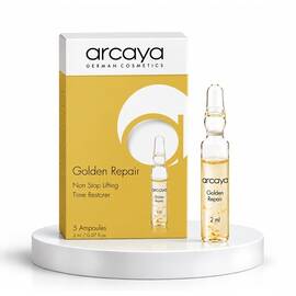 Arcaya Golden Repair - Fiole antirid cu aur, caviar si peptide pentru fermitate si revitalizare, 5 buc x 2 ml - - Roveli