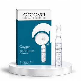 Arcaya Oxygen - Fiole revitalizante cu complex de oxigen si vitamina E pentru hidratare si luminozitate, 5 buc x 2 ml - - Roveli