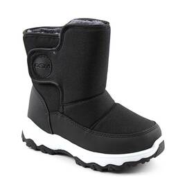 Cizme imblanite de zapada , pentru copii A30-BLACK, Culoare (12): Negru, Marime (12): 30 - - Roveli