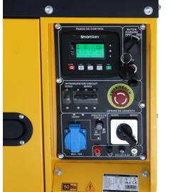 Generator insonorizat Stager YDE8600TA-TA3 V2, 7.5kVA, DualPower 230-400V, diesel, 3000rpm, pornire electrica - - Roveli