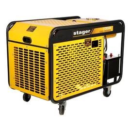 Stager YDE12E Generator open-frame 10kVA, 39A, 3000rpm, monofazat, diesel, pornire electrica - - Roveli