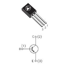 TRANZISTOR PNP 40V 3A 10W 80MHZ - - Roveli