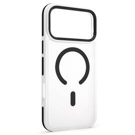 HUSA PROTECTIE MAG CASE IPHONE 17 PRO MAX - TRANSPARENT/NEGRU - - Roveli