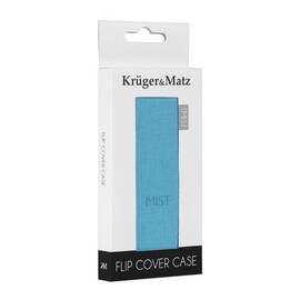 FLIP COVER ALBASTRU MIST KRUGER&MATZ - - Roveli
