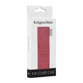 FLIP COVER ROSU MIST KRUGER&MATZ - - Roveli