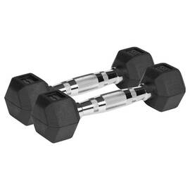 GANTERE DUMBBELL HEX FONTA CAUCIUCATA 2X1KG REBEL ACTIV - - Roveli