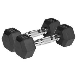 GANTERE DUMBBELL HEX FONTA CAUCIUCATA 2X3KG REBEL ACTIV - - Roveli
