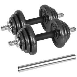 GANTERE REGLABILE CU VALIZA TOTAL 20KG REBEL ACTIVE - - Roveli