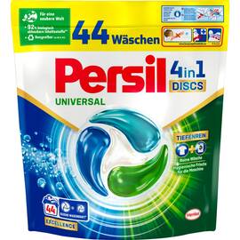 Detergent de rufe capsule Persil 4in1 Discs Universal Deep Clean, 44 spalari, 44 bucati, curatare in profunzime, indepartare puternica a petelor, stralucire, prospetime de lunga durata, eficient in apa rece de la 20°C, pentru masina de spalat automata - - Roveli